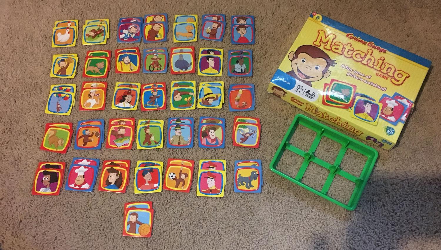 Curious George Matching Game The Wonder Forge 01020 B003F8HSAE